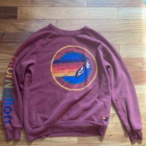 Aviator Nation Large Crewneck Sweatshirt